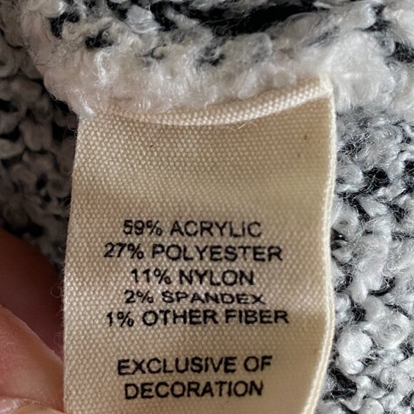 Marled Check Chenille Grannycore Button Cardigan Old Money Coastal Grandma-L - Picture 12 of 12